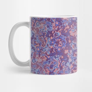 Purple Pink and Blue Marble Mug